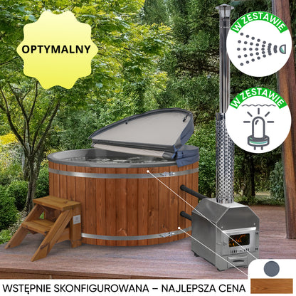 Hot tub-Optimal | Grey 4-6 | Pre-configured | GFK