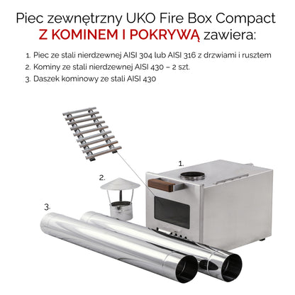 Piec do balii ogrodowej UKO Fire Box Compact